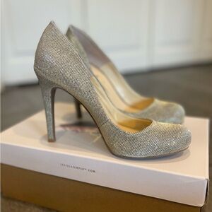 Jessica Simpson Silver High Heels